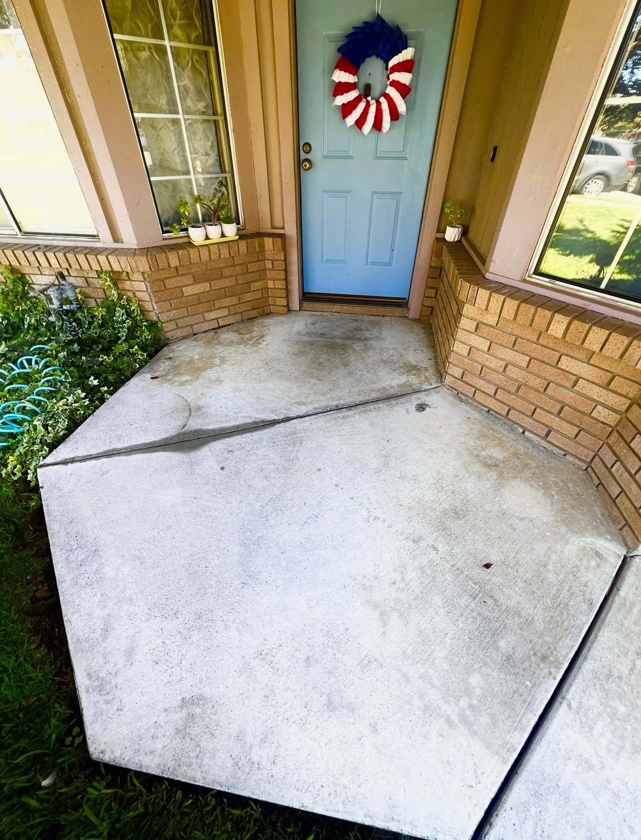 After: Front Entry Concrete