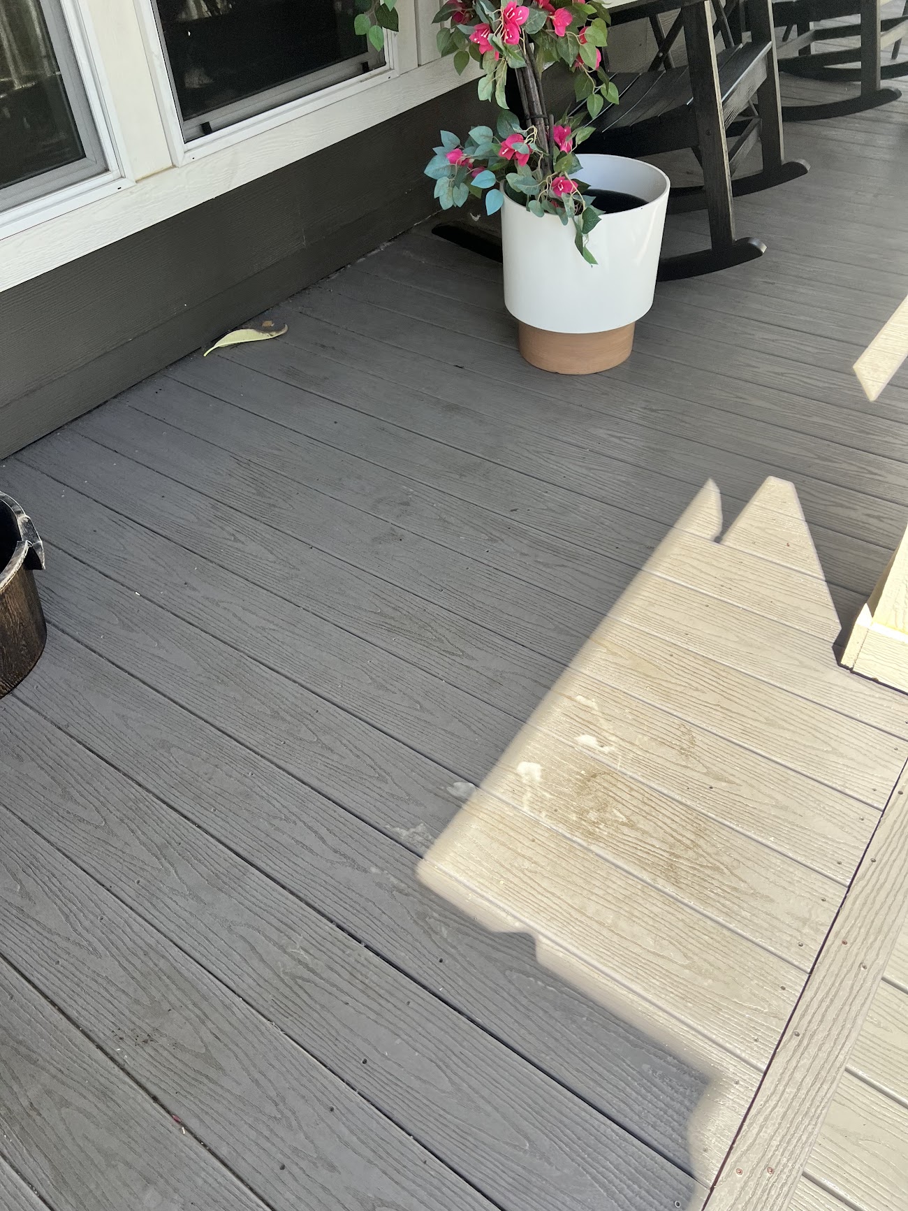 Before: Porch Cleaning