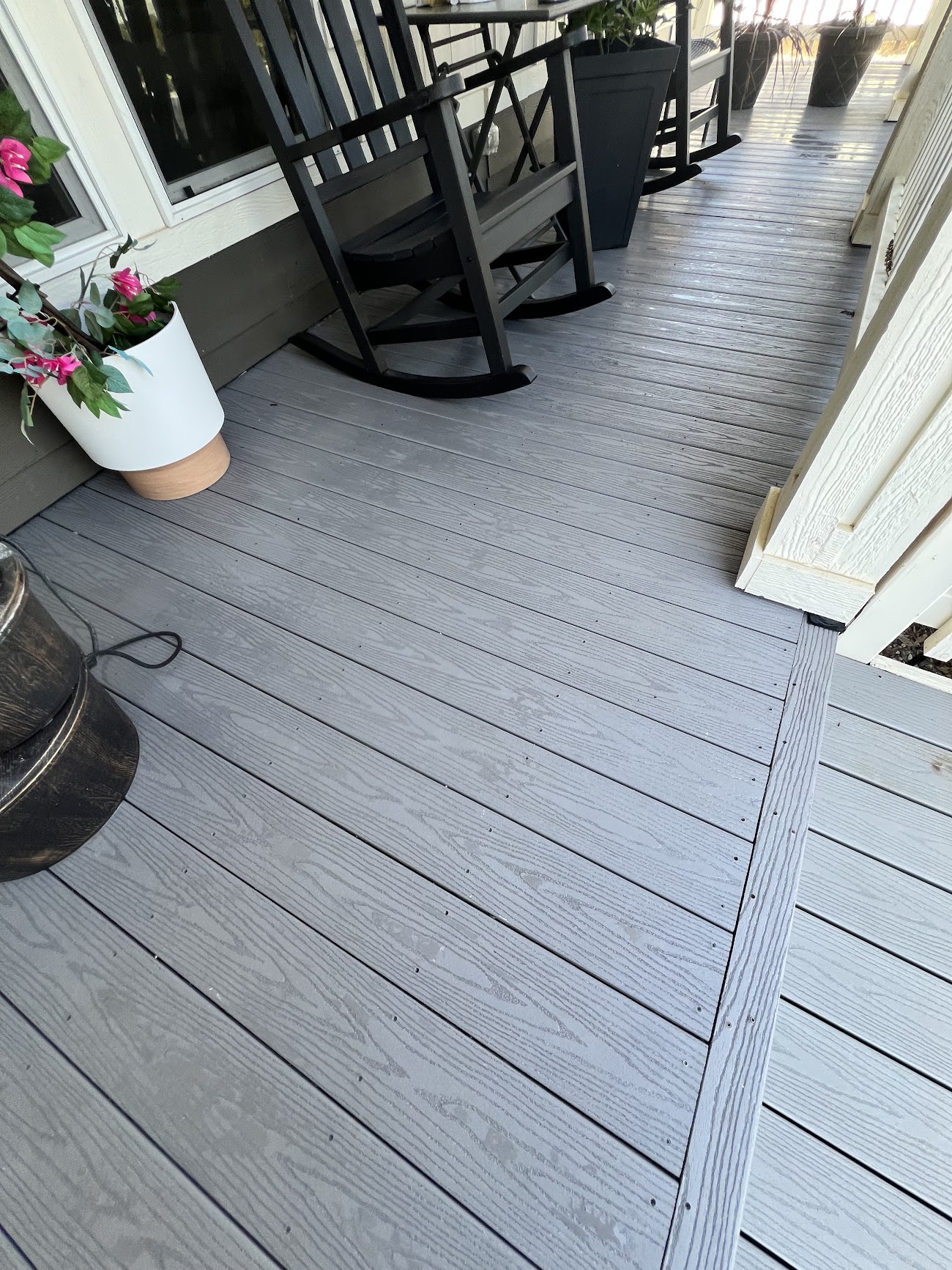After: Porch Cleaning