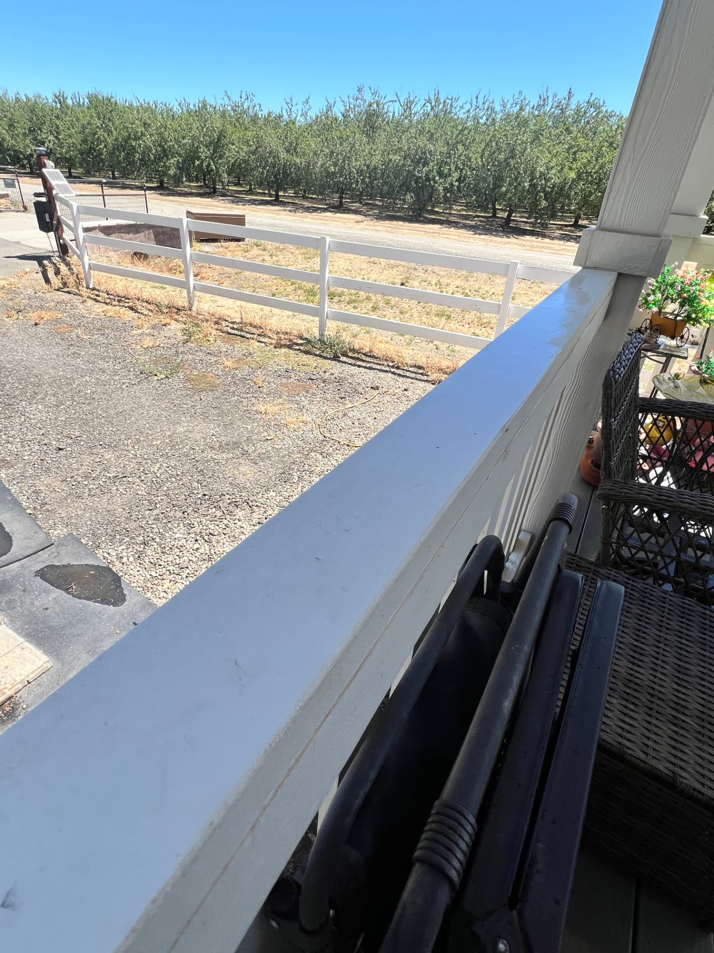 After: Railing Cleaning